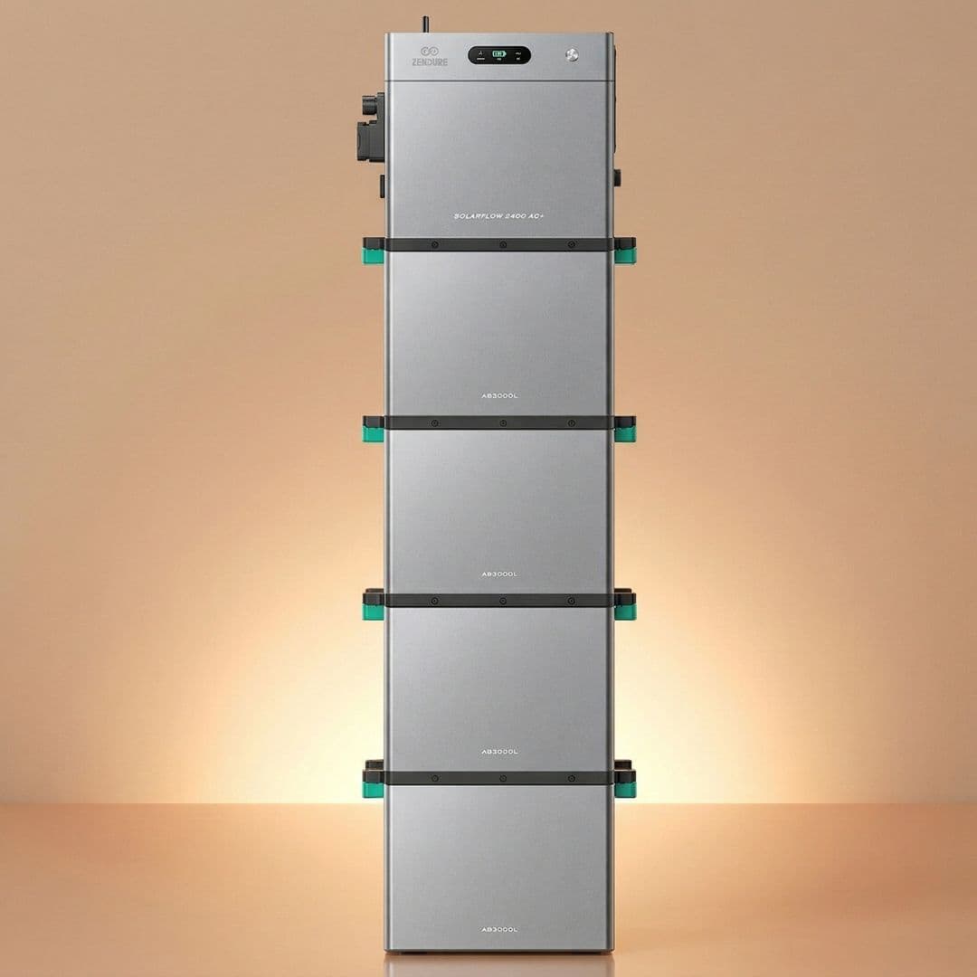 Zendure SolarFlow 2400AC PRO 11,52 kWh Thuisbatterij met omvormer pro Noodstroom