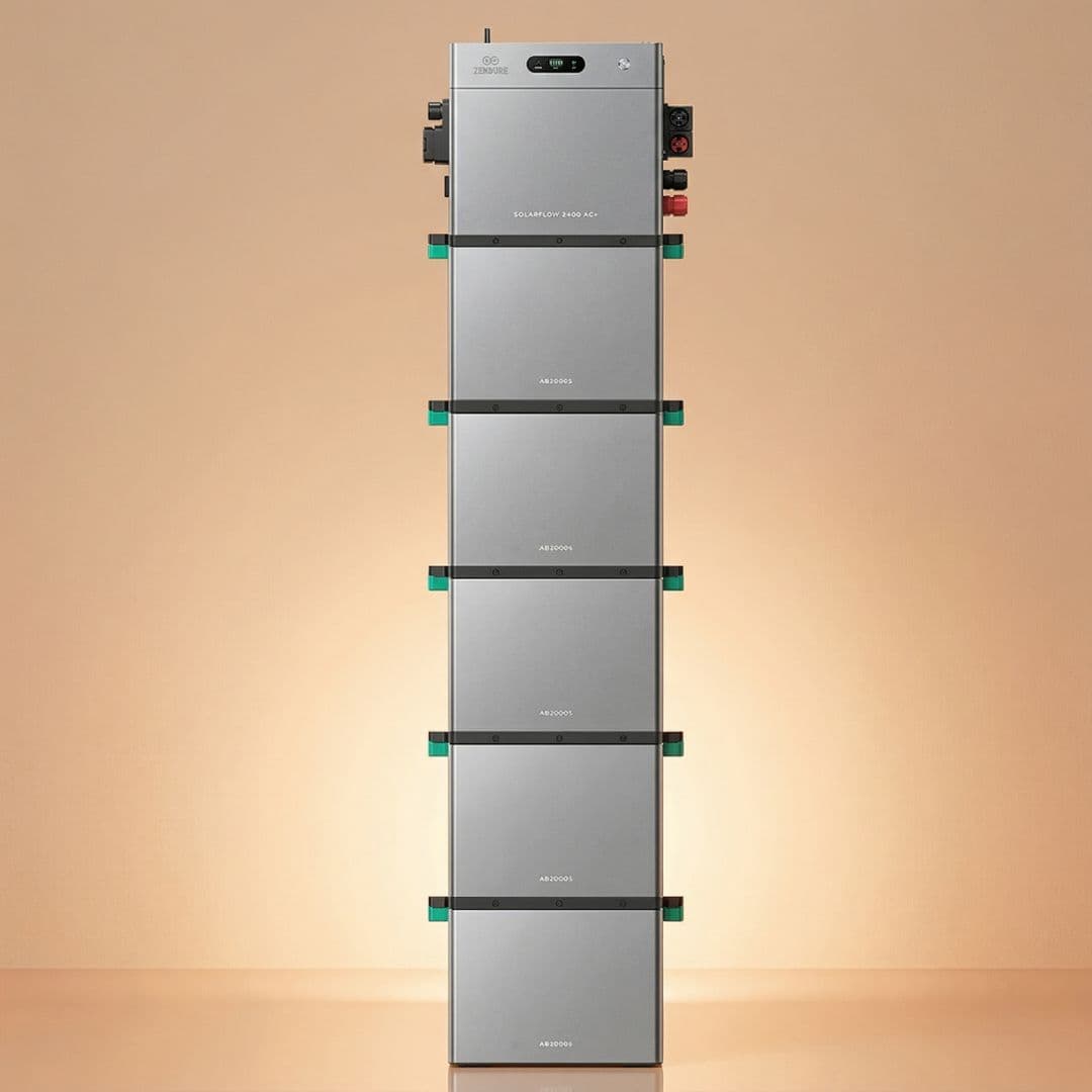Zendure SolarFlow 2400AC Plus 5,76 kWh Thuisbatterij met omvormer plus Noodstroom
